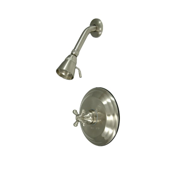 Shower Faucet, 2, Wall Mount, Brushed Nickel